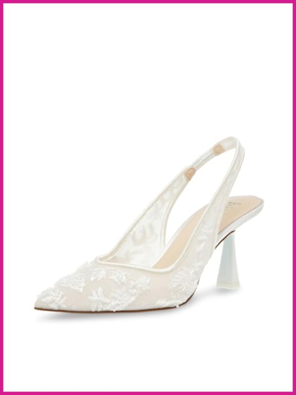 Pointed Toe Slingback Pump Heels